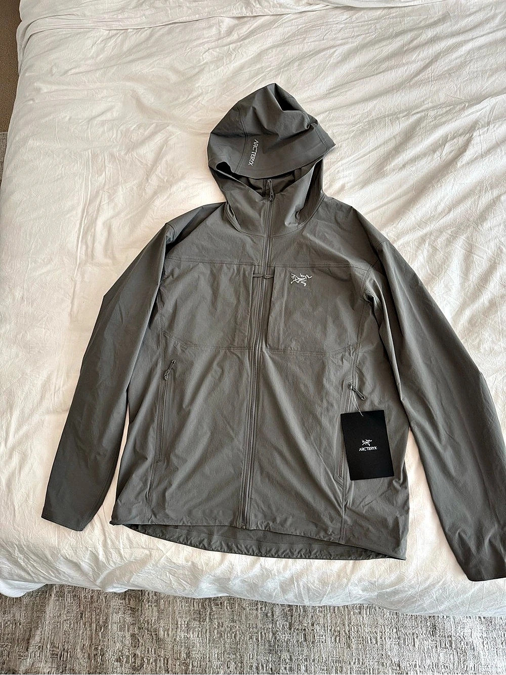 Arc'teryx Gamma Lightweight Hoody, Gray Large NWT